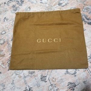 Gucci Drawstring Dust Bag. 14" x 17".
